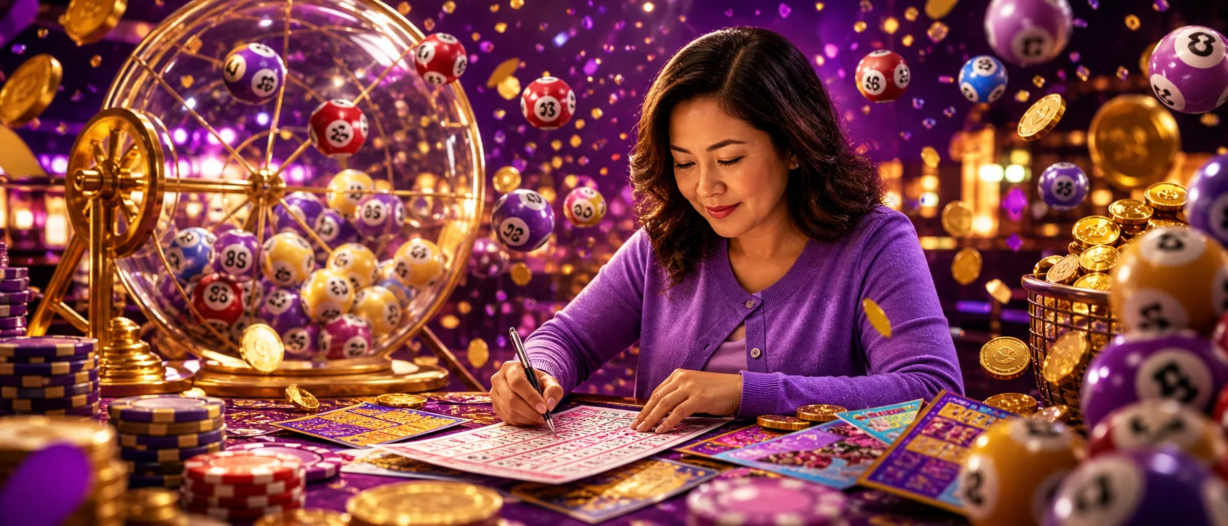 Meet meta888, your online casino destination. One account, a full library of games, and real-money entertai… – lottery bingo violet illustration